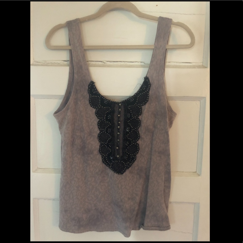 Free People Embellished Tank Top